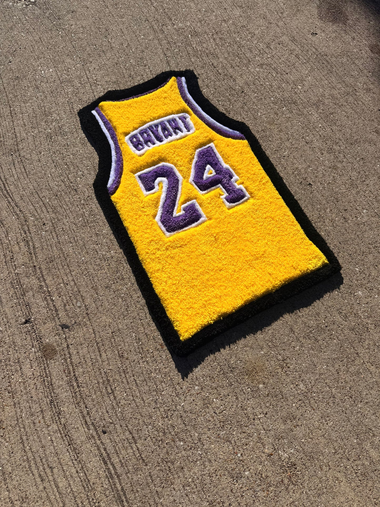 kobe jersey rug