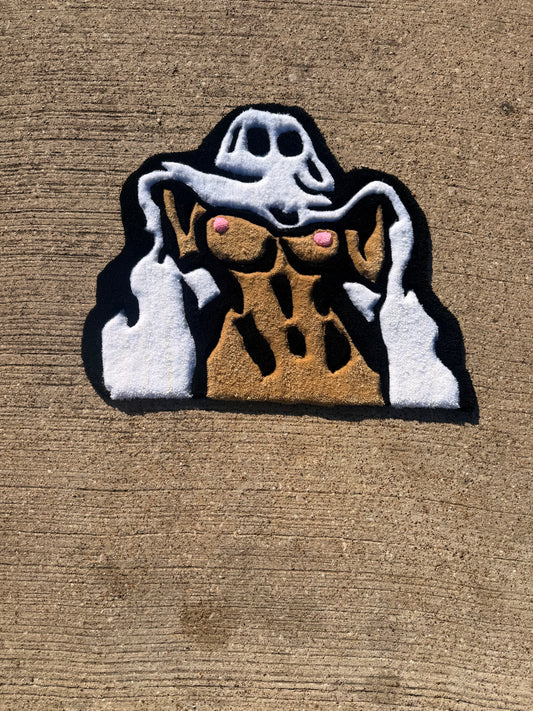 ghost rug 3D (woman)