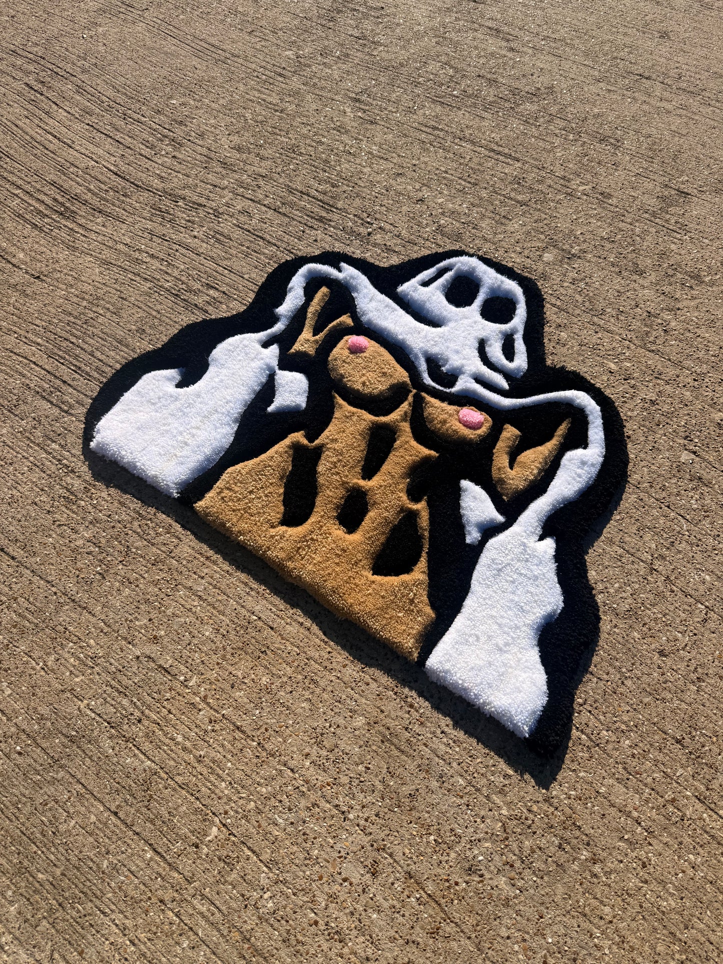 ghost rug 3D (woman)