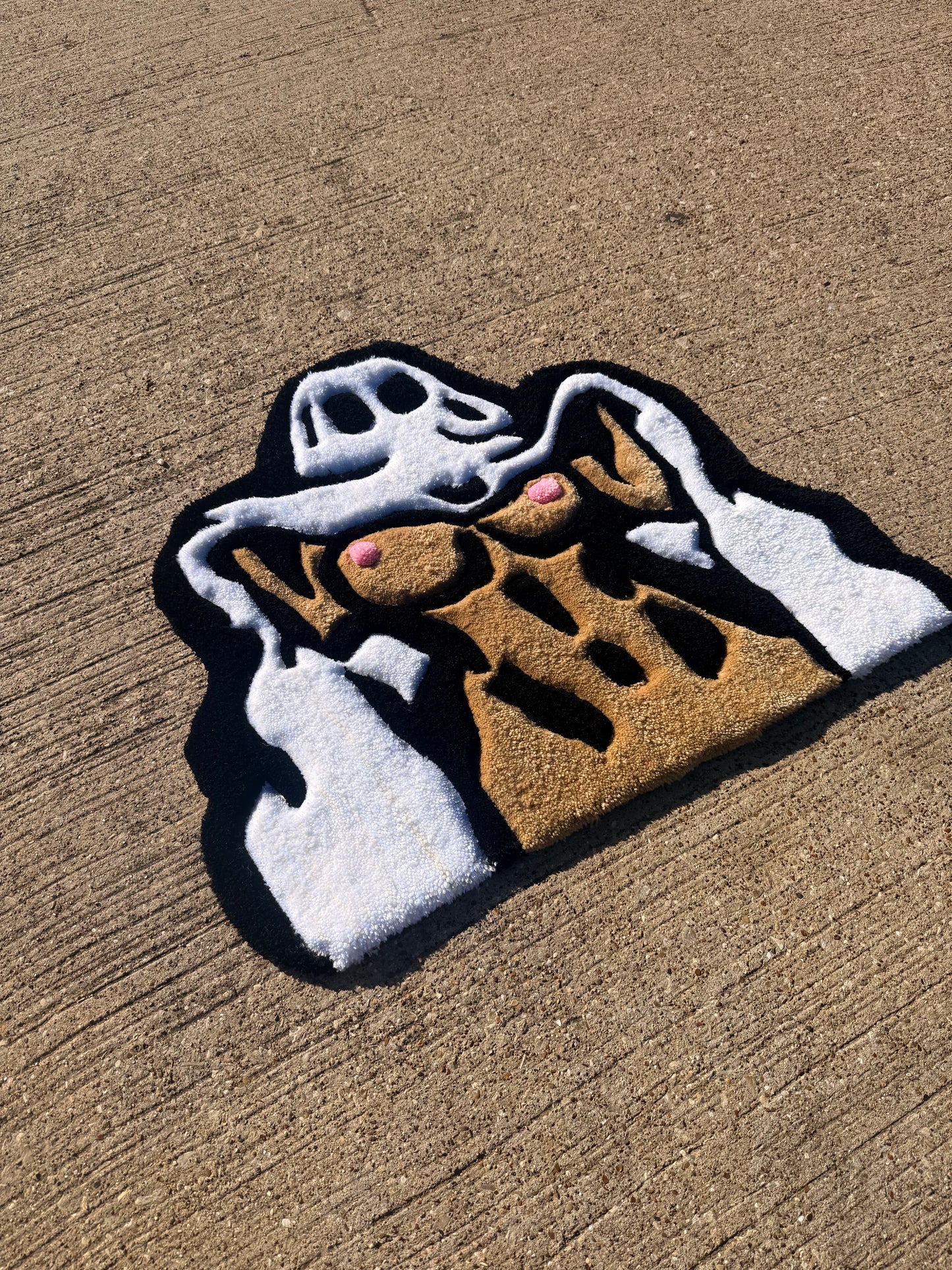 ghost rug 3D (woman)