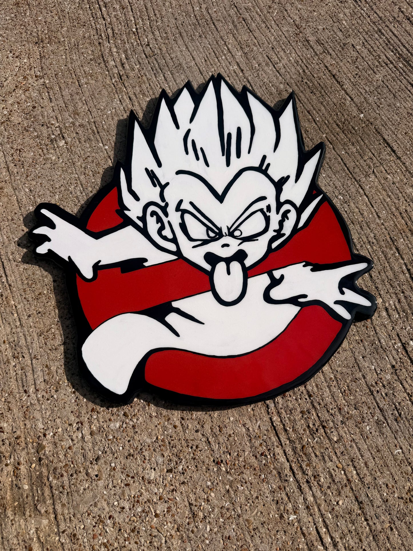 ghostbusters x goku wallart
