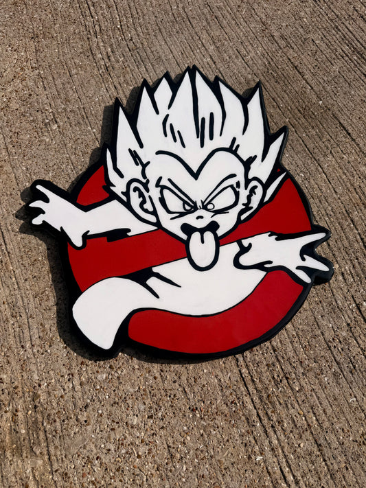 ghostbusters x goku wallart