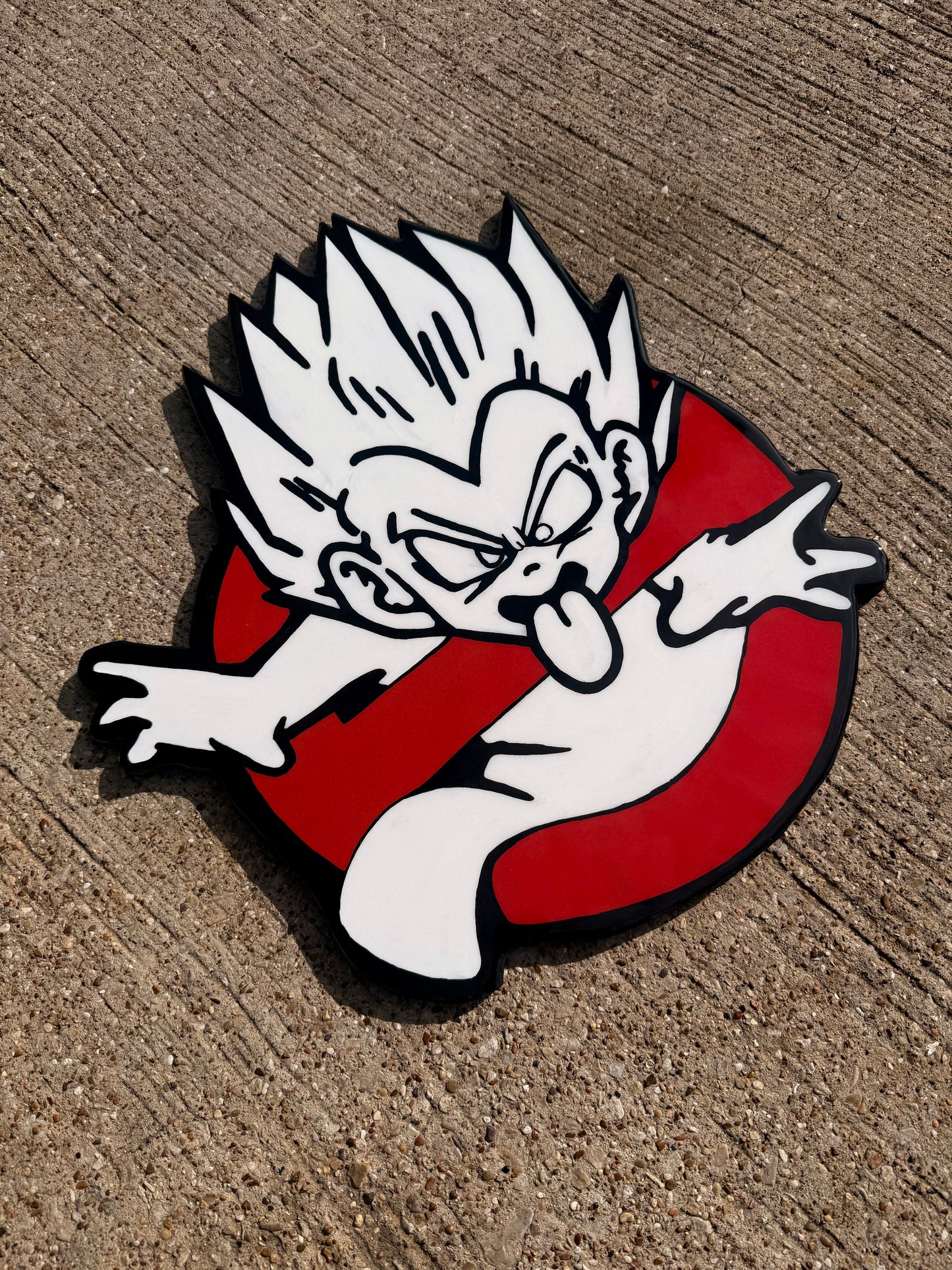 ghostbusters x goku wallart