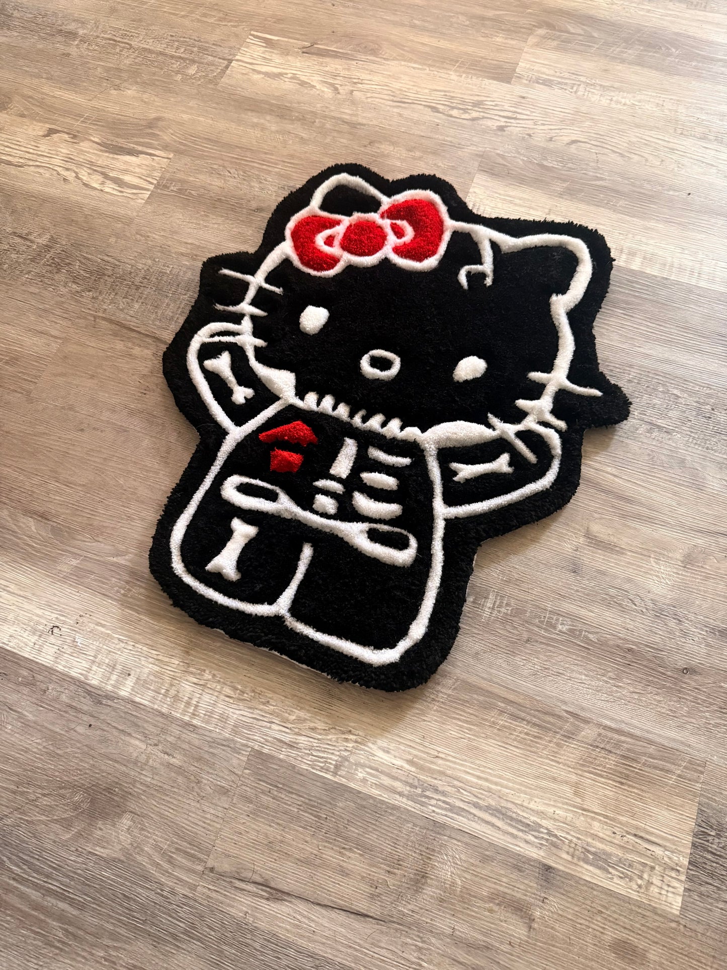 Hello kitty (skeleton) rug
