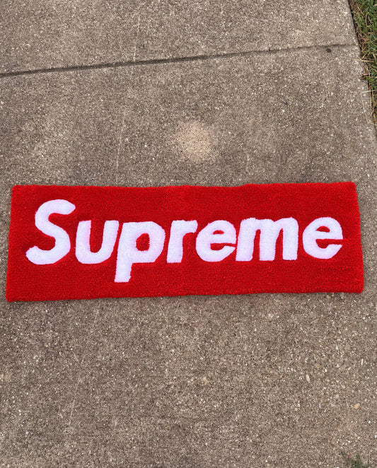 supreme rug (red)