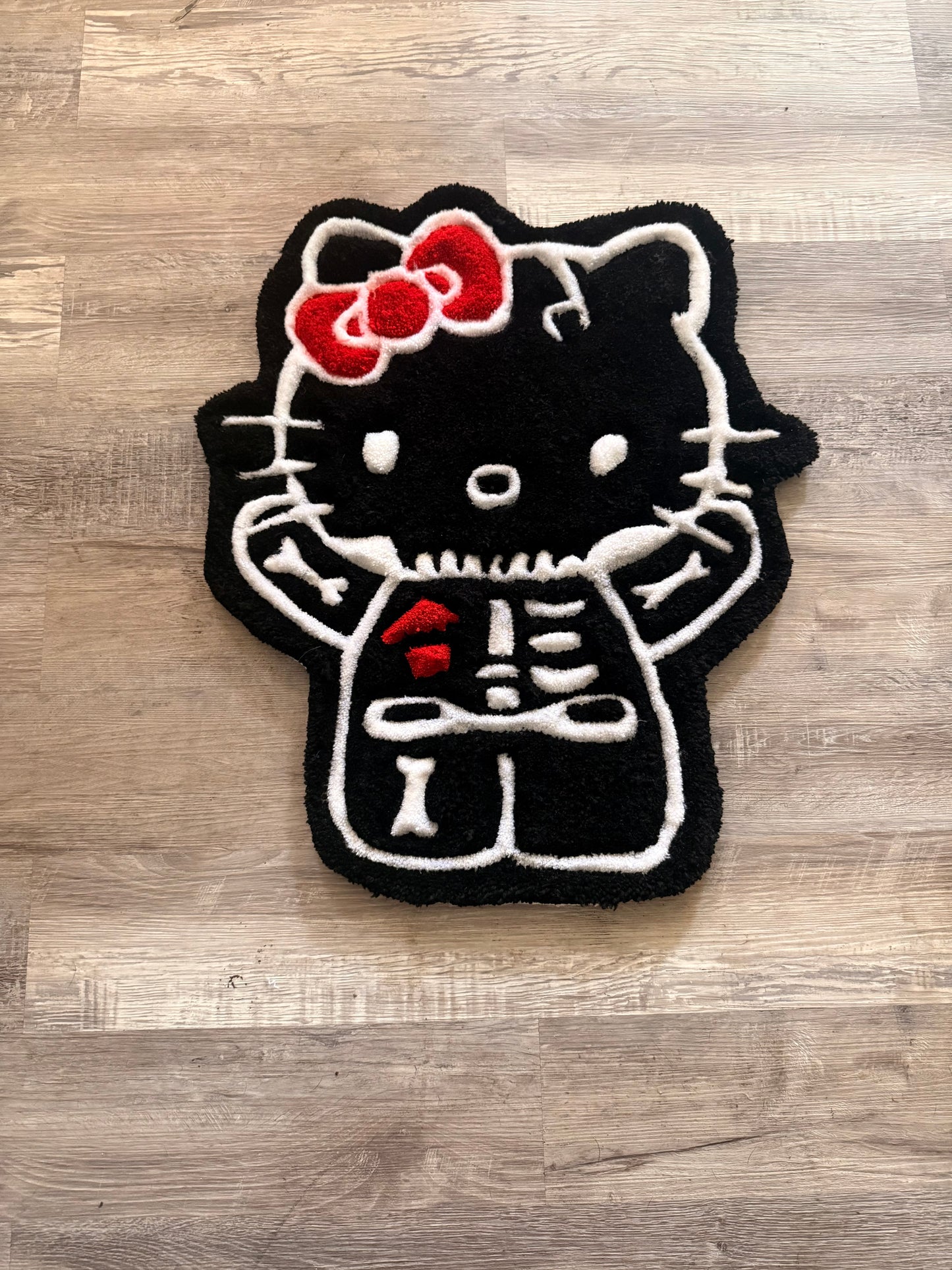 Hello kitty (skeleton) rug
