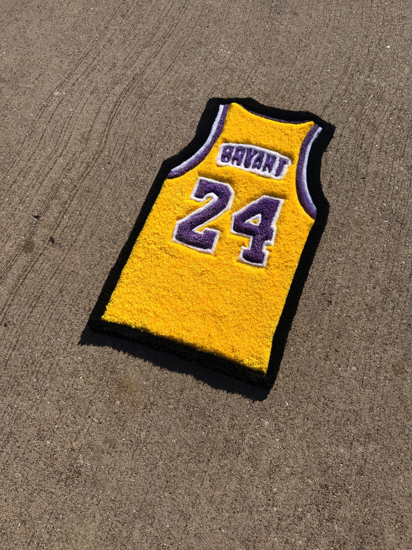 kobe jersey rug
