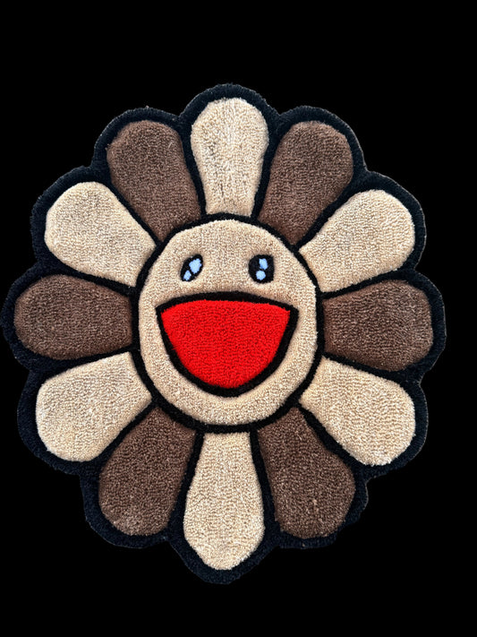 murakami flower rug