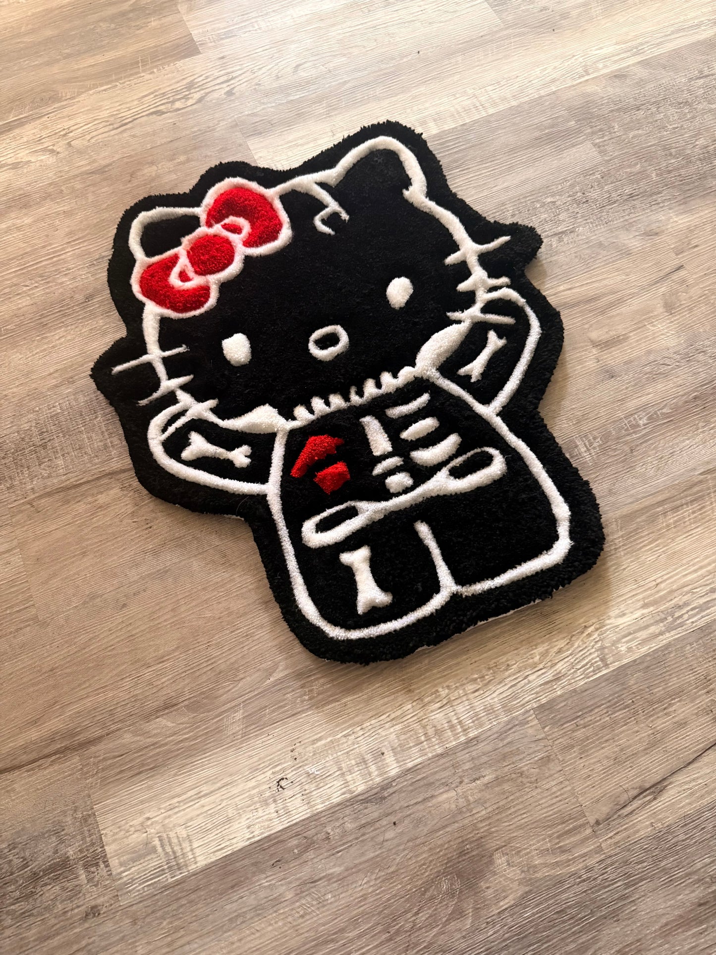 Hello kitty (skeleton) rug