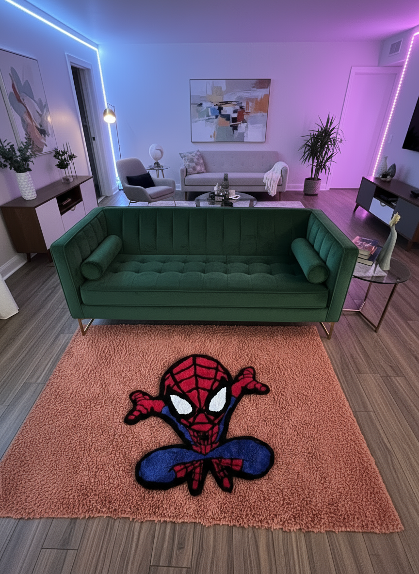Spider-man rug